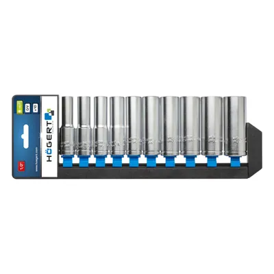 Produktbild von Hogert Technik Steckschlüsselsatz HT1A888 76mm Chrom-Vanadium-Stahl 1.7kg