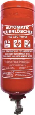 Produktbild von 2kg Automatik Pulver Feuerlöscher Löschanlage