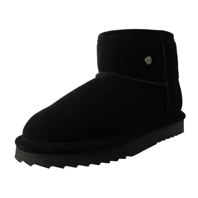Produktbild von Warmbat Wallaby Suede Boot Schwarz - Damenstiefel - WLY321099
