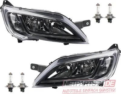 Zdjęcie produktu dla Johns, reflektory H7 lewy i prawy zestaw pasujący do Opel Movano C LWR i żarówki 1374296080 0001374296080 1612041780