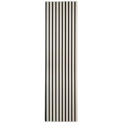 Produktbild von LP Projekt Holzwandpaneel 150x40cm | Modernes 3D Akustikpaneel für Räume und Büros | Dekorativ Pastell grau Wandpaneel geeignet für dekorative Wand