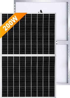 Produktbild von 200W Solarmodul Solarpanel 2x100W Photovoltaik Solaranlage WohnmobilBatterien 0% MwSt