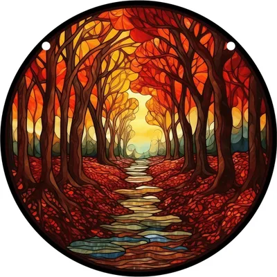 Image de Attrape-Soleil XL - Forêt d'Automne Éblouissante KP32193