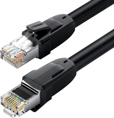Immagine prodotto di Cavo UGreen Ethernet Patchcord RJ45 CAT 8 T568B 1M Nero (70327)