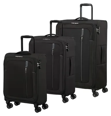 Produktbild von American Tourister Trolley Nitestream 3 PC Set A Black / Grey schwarz 77cm