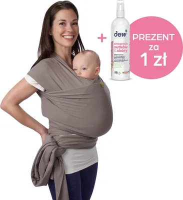 Immagine prodotto di BOBA Wrap Sciarpa porta bebè, grigio scuro