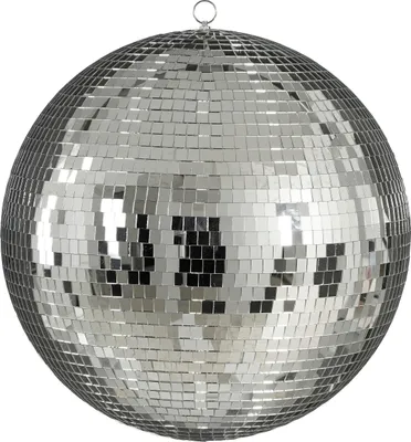 Image de Mica Decorations Boule à facettes de Noël - Ø50 cm - Argenté