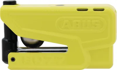 Obrázok produktu pre Zámok brzdového kotúča ABUS GRANIT Detecto XPlus 8077 2.0 - zámok na motorku s alarmom a inteligentným predalarmom - vyrobený z tvrdenej ocele - na ochranu kvalitných motoriek - žltý