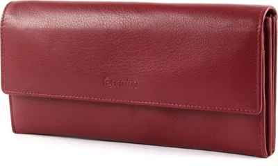 Produktbild von Esquire Leder Geldbörse RFID Wallet With Flap Red rot