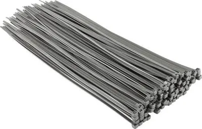Obrázok produktu pre Sada káblových viazačov z plastu odolného voči UV žiareniu, 300 mm x 48 mm, 100 kusov