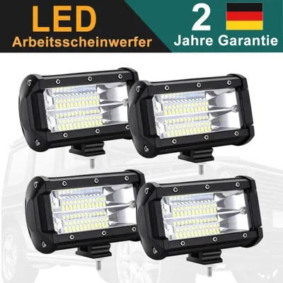 Zdjęcie produktu dla Reflektor LED LZQ, 8 x 72W, dodatkowe światło do pojazdów terenowych, 10800 lumenów, 10-30V, 6000K, światło robocze, wodoszczelność IP67