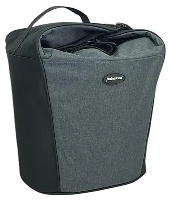 Produktbild von Haberland Lenkertasche Britta grau schwarz Größe 32x26x28cm 18l