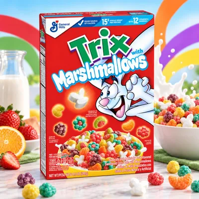 Produktbild von General Mills Trix with Marshmallows 280g