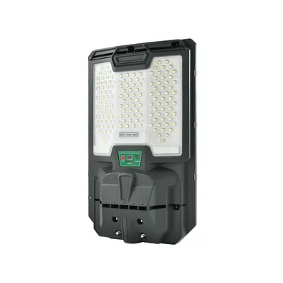 Obrázek produktu pro MasterLED Solární pouliční osvětlení Lix 400W - 6000K studená bílá - IP65 šedá - PIR senzor Dálkové ovládání - Venkovní osvětlení