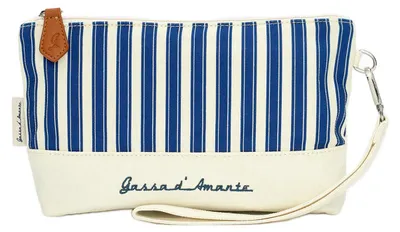 Produktbild von Gassa d'Amante Clutch Alassio mit Schlaufe fürs Handgelenk Dunkelblau One Size