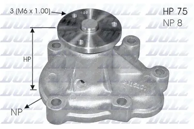 Produktbild von DOLZ O144 Kühlmittelpumpe Wasserpumpe für OPEL Corsa D Schrägheck (S07) ZAFIRA B (A05) Mokka / Mokka X (J13) Astra J Sports Tourer (P10)