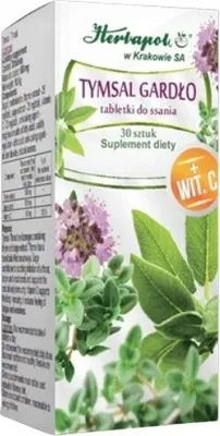 Produktbild von Herbapol Tymsal Gardło 30 Lutschtabletten