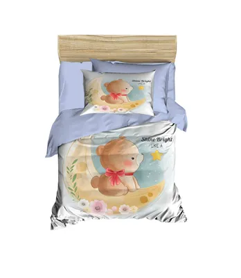 Produktbild von L'Essentiel Linge de Maison, PH179, Baby-Bettbezug-Set, Lila, 100 x 150 cm