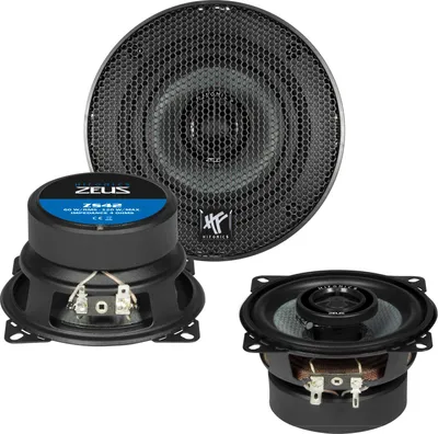 Imagen del producto de HIFONICS Sistema de altavoces coaxiales de 10 cm, 2 vías, modelo ZS-42