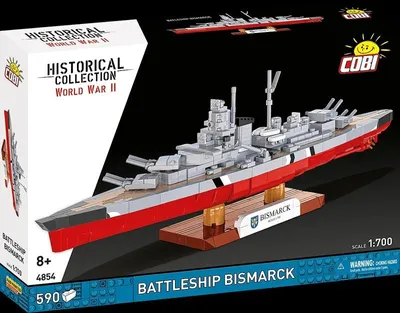 Image de Cobi WWII - BATTLESHIP BISMARCK - Maßstab 1:7