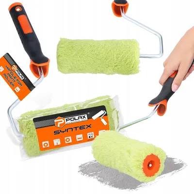Produktbild von Polax B030103112 Lackierwalze mit Griff, Poliakryl, 18 cm