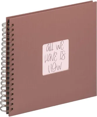 Zdjęcie produktu dla Album spiralny Walther Fun Mocha Mousse 26 x 25 cm, 40 stron, czarny
