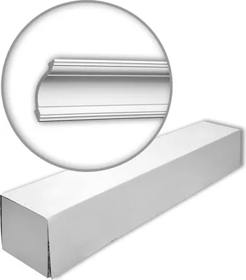 Obrázek produktu pro Profhome 650248-box Rohové lišty 1 box SET s 8 stropními lištami | 16 m