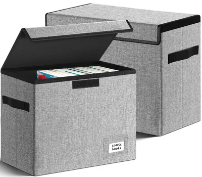 Productafbeelding van Leffis comicboekhouder, comicboekdoos, 39,4 x 19,1 x 28,7 cm, inklapbaar
