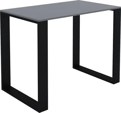 Image de AKKE Light Graphite LOFT Table avec pieds noirs LxlxH : 65x65x75 cm