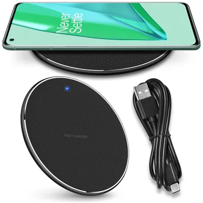 Produktbild von QI Kabellos Ladegerät für OnePlus 13 / 12 / 10 Pro Wireless Schnell Ladestation