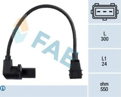 Produktbild von FAE 79218 Kurbelwellensensor Impulsgeber für DAEWOO LANOS (KLAT) 300mm