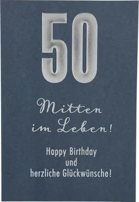 Produktbild von Depesche Zahlenkarten - Das beste Alter Sortierung : 50 Mitten im Leben! Happy Birthday... Zahlenkarte Sortierung: 50 Mitten im Leben! Happy Birthday...