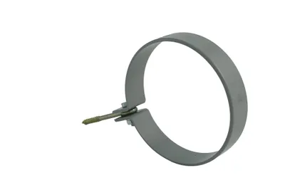 Produktbild von Marley Fallrohrschelle NW 75 mm, mit Ringschraube (2 Stück), grau