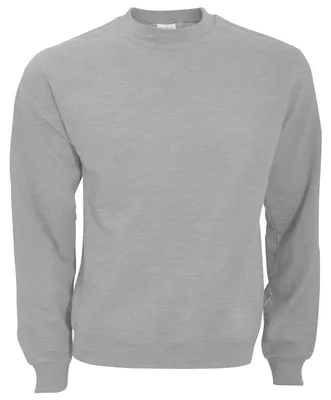 Produktbild von B&C Sweatshirt mit Rundhalsausschnitt FK153 (S) (Grau meliert)