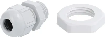Productafbeelding van LAPP schroefkoppeling met tegenmoer PG9x1,41, polyamide (PA), schroefdraadlengte 8,0 mm - 1 stuk