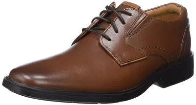 Immagine prodotto di Clarks, scarpe Oxford basse Clarkslite da uomo, in pelle marrone, taglia 40 EU