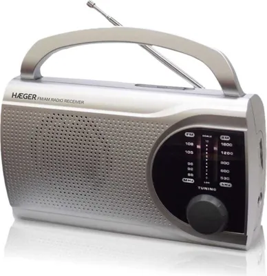 Obrázok produktu pre Haeger PR-BIB.004B, Cestovné, Digitálny, AM, FM, 88 - 108 MHz, 530 – 1600, 0,5 W