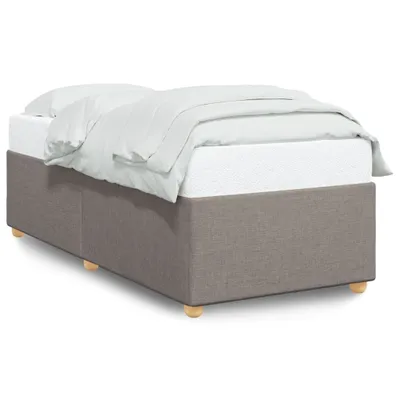 Produktbild von vidaXL Bettgestell ohne Matratze Taupe 80x200 cm Stoff