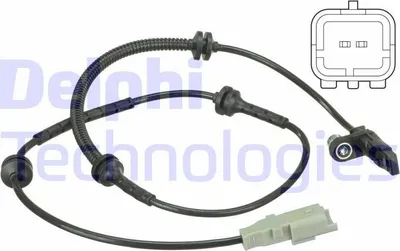Produktbild von DELPHI ABS Sensor Raddrehzahl Vorne passend für PEUGEOT 607 (9D, 9U) SS20549