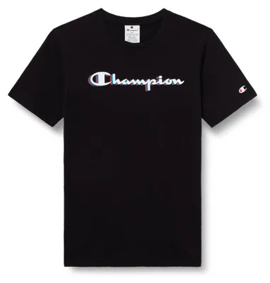 Produktbild von Champion Jungen Legacy Boy - Big Logo T-Shirt T-Shirt, Black (KK001)