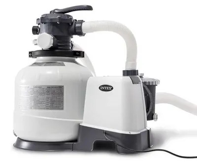 Produktbild von Sandfilteranlage Intex SX2800, 8 m³/h, für Pools bis 56 m³, 35 kg Sandkapazität, 32-38 mm Adapter