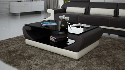 Zdjęcie produktu dla Couchtisch Beistelltisch CT9006 Tisch Couchtische Glastisch Tische Designer