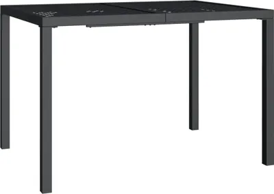 Zdjęcie produktu dla vidaXL Stół ogrodowy antracyt 110x80x72 cm stal
