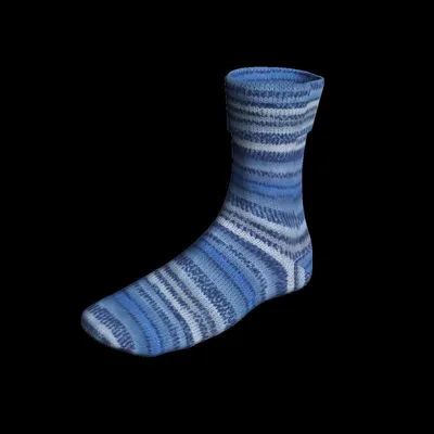 Produktbild von Lang Yarns - Super Soxx Color 4-fach IceCreamSoxx 0475 blau