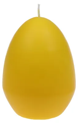 Produktbild von Gelbe Eierkerze 110/80 mm mit 33 Stunden Brenndauer