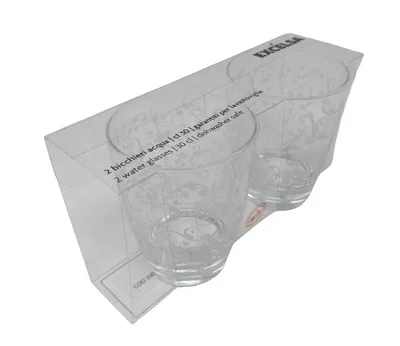 Produktbild von Excelsa Domus Set 2 Gläser Glas, weiß, 2 Stück, Trinkgläser
