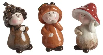 Productafbeelding van Nääsgrändsgarden Wichtel Herbst 3er Set. H.5 cm 118506