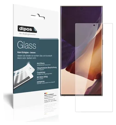 Produktbild von 2x Schutzfolie für Samsung Galaxy Note 20 5G - Anti-Shock 9H Folie dipos Glass Kunststoffglas