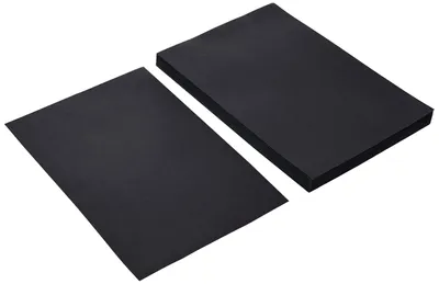 A4 Karton 160 g/m², schwarz, 100 Blatt