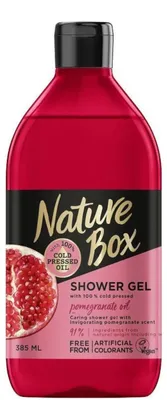 Produktbild von Nature Box Duschgel Granatapfel, Duschgel, 385 ml, Erwachsene, Unisex, Körper, Jeder Hauttyp